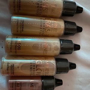 Bundle lumpiness airbrush makeup